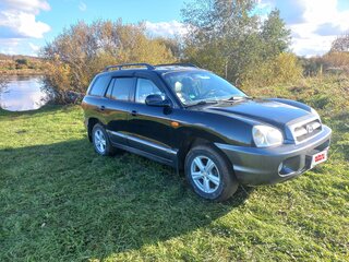 2005 Hyundai Santa Fe I, чёрный, 550000 рублей, вид 2