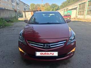 2016 Hyundai Solaris I Рестайлинг, красный, 1150000 рублей, вид 1