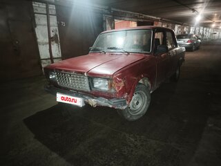2005 Lada (ВАЗ) 2107, красный, 65000 рублей, вид 2