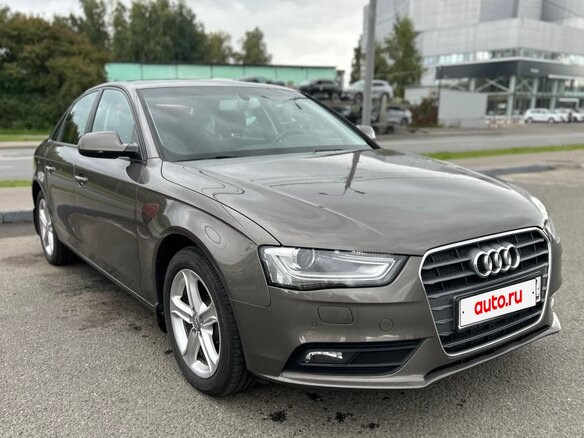 2013 Audi A4 IV (B8) Рестайлинг, коричневый, 1650000 рублей - вид 1