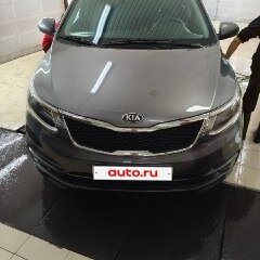 2016 Kia Rio III Рестайлинг, серый, 775000 рублей, вид 3