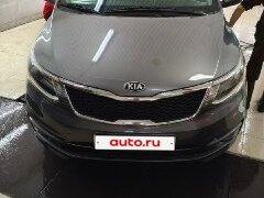 2016 Kia Rio III Рестайлинг, серый - вид 2
