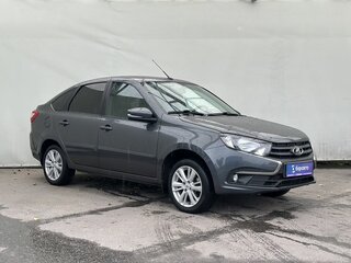 2020 Lada (ВАЗ) Granta I Рестайлинг, зелёный, 750000 рублей, вид 2