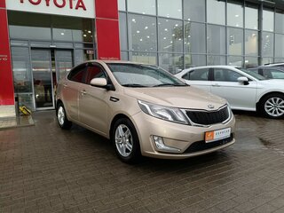 2014 Kia Rio 6-speed III, бежевый, 1050000 рублей, вид 3