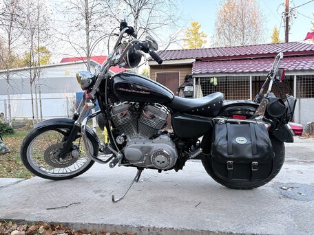 2005 Harley-Davidson Sportster 883, чёрный, 590000 рублей, вид 2