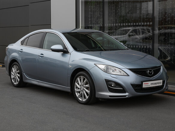 2010 Mazda 6 II (GH) Рестайлинг, серебристый, 949000 рублей - вид 2