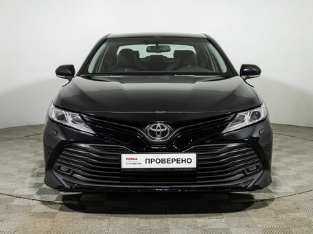 2019 Toyota Camry VIII (XV70), чёрный, 1929700 рублей, вид 2