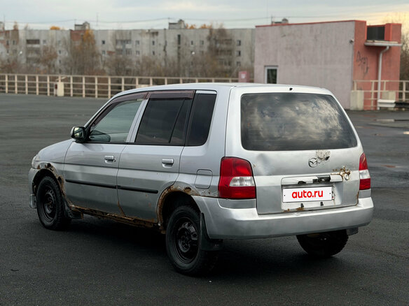 2001 Mazda Demio I (DW), серебристый, 109000 рублей - вид 7