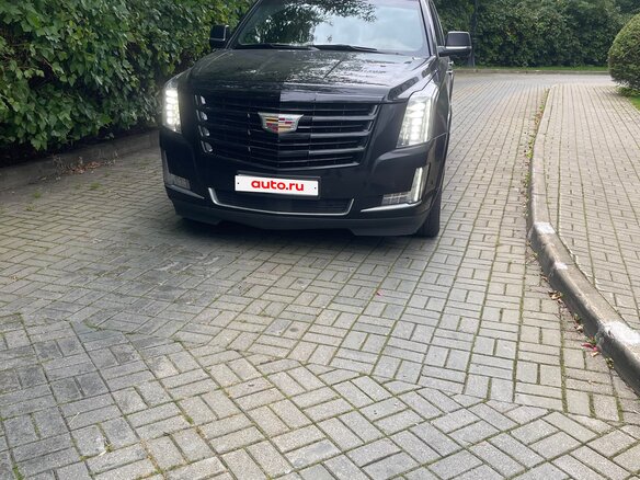 2020 Cadillac Escalade ESV IV, чёрный - вид 1