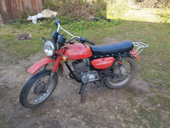 1993 Minsk (Минск) М 125Х Лесник, красный, 25000 рублей
