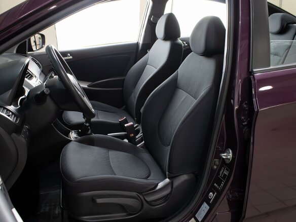 2012 Hyundai Solaris I, фиолетовый - вид 7