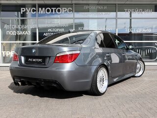 2007 BMW 5 серии 530i V (E60/E61) Рестайлинг, серый, 1390000 рублей, вид 3