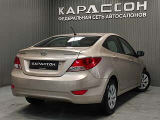 2011 Hyundai Solaris I, бежевый, 590000 рублей, вид 2