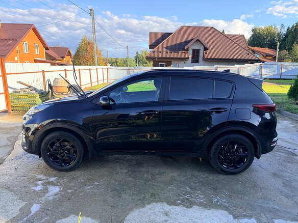 2021 Kia Sportage IV Рестайлинг, чёрный - вид 13