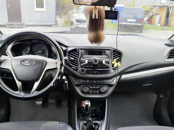 2016 Lada (ВАЗ) Vesta I, серый, 750000 рублей - вид 8