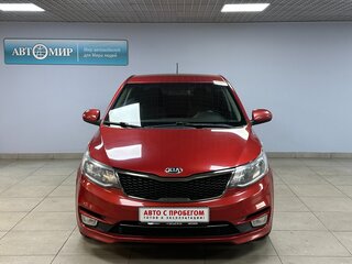 2016 Kia Rio III Рестайлинг, красный, 1265000 рублей, вид 2