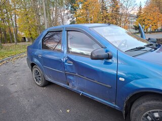 2007 Renault Logan I, синий, 180000 рублей, вид 3