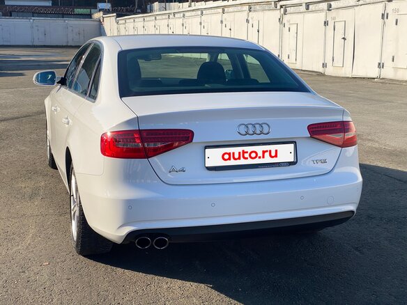 2013 Audi A4 IV (B8) Рестайлинг, белый, 1350000 рублей - вид 3