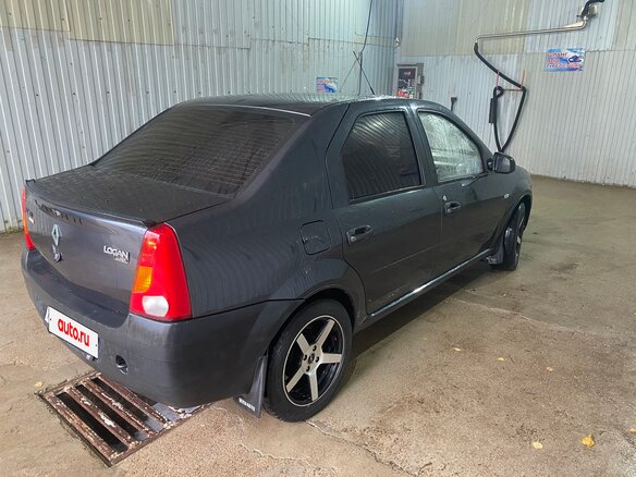 2009 Renault Logan I, серый, 340000 рублей - вид 6