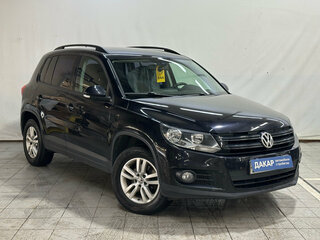 2015 Volkswagen Tiguan I Рестайлинг, чёрный, 1350000 рублей, вид 2