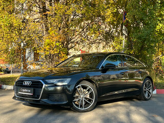 2021 Audi A6 40 TDI V (C8), синий, 3799000 рублей, вид 3