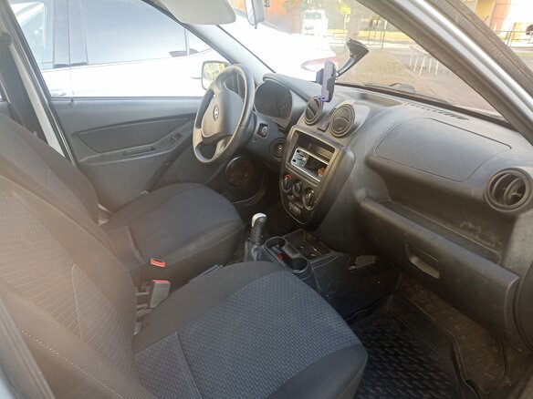2012 Lada (ВАЗ) Granta I, серебристый, 115000 рублей - вид 4