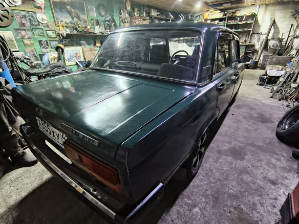 2008 Lada (ВАЗ) 2107, зелёный, 110000 рублей - вид 4