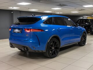 2019 Jaguar F-Pace SVR I, голубой, 7894047 рублей, вид 4