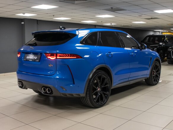 2019 Jaguar F-Pace SVR I, голубой, 7400166 рублей - вид 3