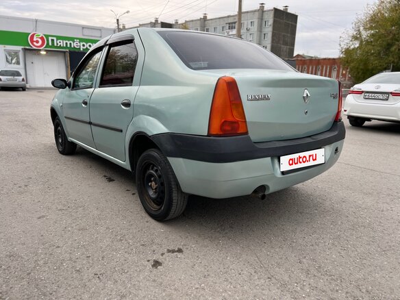 2006 Renault Logan I, зелёный, 150000 рублей - вид 4