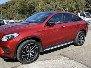 2017 Mercedes-Benz GLE Coupe 350 d I (C292), красный, 4300000 рублей, вид 3