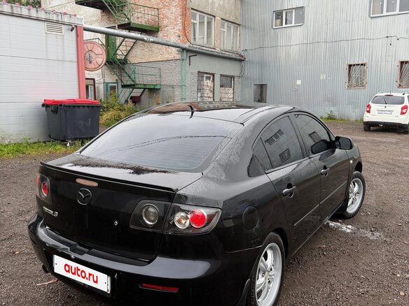 2006 Mazda 3 I (BK) Рестайлинг, чёрный, 385000 рублей - вид 6