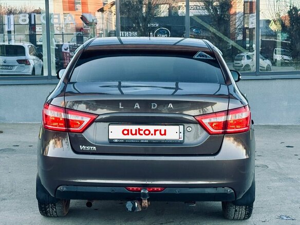 2016 Lada (ВАЗ) Vesta I, коричневый, 739000 рублей - вид 9
