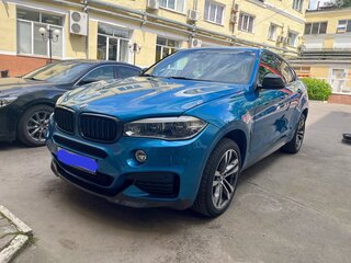 2018 BMW X6 30d II (F16), голубой, 4980000 рублей, вид 1