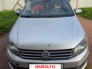2018 Volkswagen Polo V Рестайлинг, серебристый, 950000 рублей, вид 2