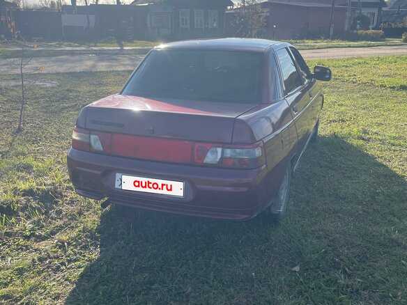2005 Lada (ВАЗ) 2110, красный, 180000 рублей - вид 7