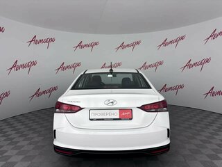 2022 Hyundai Solaris II Рестайлинг, белый, 1369000 рублей, вид 4