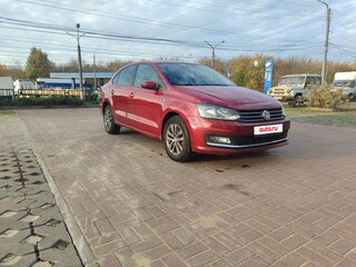 2019 Volkswagen Polo V Рестайлинг, красный, 1107000 рублей, вид 4