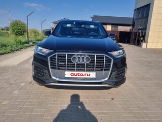 2021 Audi Q7 45 TFSI II (4M) Рестайлинг, чёрный, 5000000 рублей, вид 2