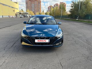 2020 Hyundai Elantra VII (CN7), синий, 1890000 рублей, вид 2