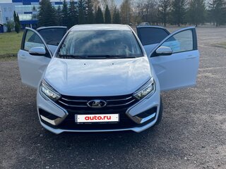 2023 Lada (ВАЗ) Vesta I Рестайлинг (NG), белый, 1299000 рублей, вид 3