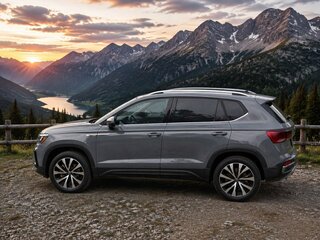 2022 Volkswagen Taos I, серый, 1750000 рублей, вид 4