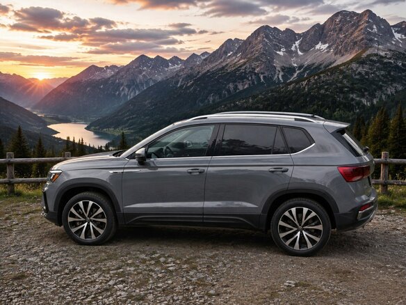 2022 Volkswagen Taos I, серый, 1750000 рублей - вид 3