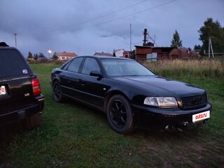1999 Audi A8 I (D2) Рестайлинг, чёрный, 440000 рублей, вид 2