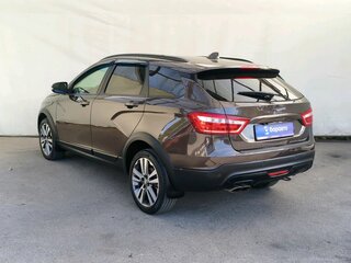 2020 Lada (ВАЗ) Vesta SW Cross I, коричневый, 920000 рублей, вид 4