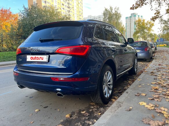 2016 Audi Q5 I (8R) Рестайлинг, синий, 1980000 рублей - вид 3