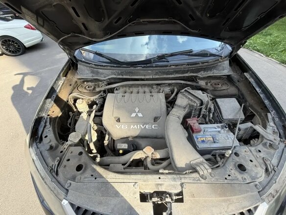 2007 Mitsubishi Outlander II, чёрный, 870000 рублей - вид 11