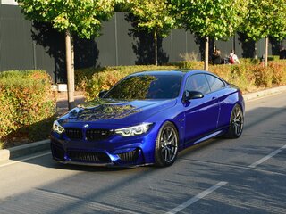 2018 BMW M4 Competition Package F82/F83 Рестайлинг, синий, 5750000 рублей, вид 2