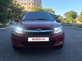 2012 Lada (ВАЗ) Granta I, красный, 345000 рублей, вид 4