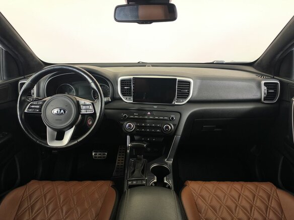 2019 Kia Sportage IV Рестайлинг, серебристый, 1590000 рублей - вид 12